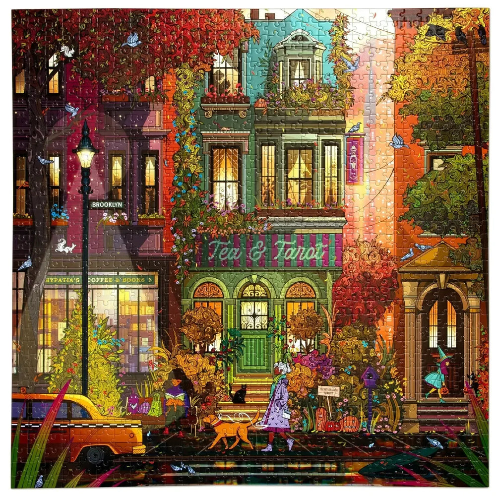 Fall in Brooklyn 1000 Piece Jigsaw Puzzle eeBoo (ONLINE ORDER ONLY)