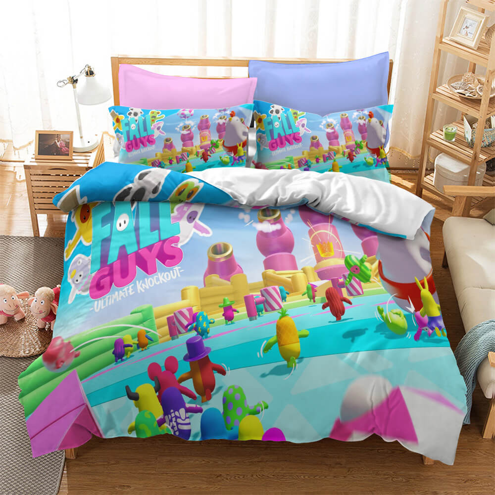 Fall Guys Ultimate Knockout Bedding Set Quilt Covers Without Filler (Online Order Only)