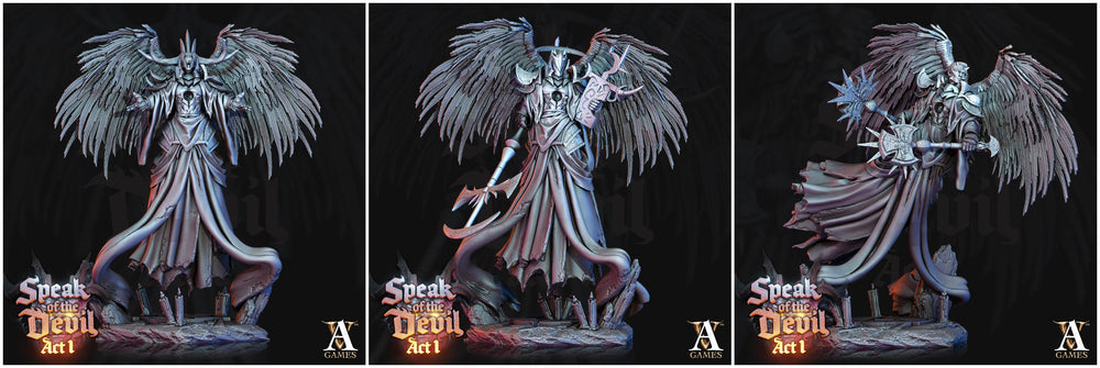 3D Printed Archvillain Games Fallen Speak of the Devil Act I 28 32mm D&D (Online Only)