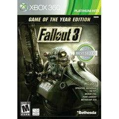 Fallout 3 [Game Of The Year Platinum Hits] - Xbox 360 (Online Order Only)
