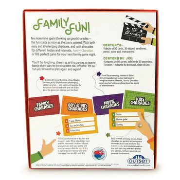 Family Charades Card Game Outset (ONLINE ORDER ONLY)