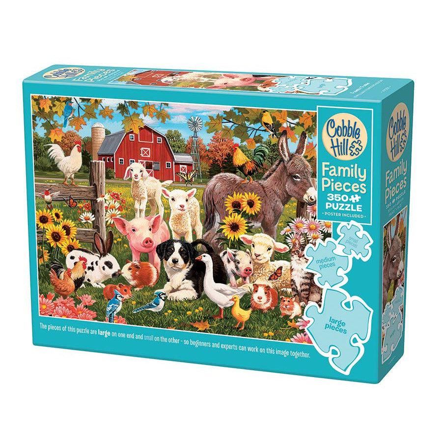 Family Farm 350 Piece Family Jigsaw Puzzle Cobble Hill (ONLINE ORDER ONLY)