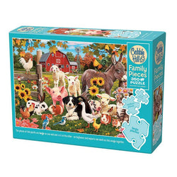 Family Farm 350 Piece Family Jigsaw Puzzle Cobble Hill (ONLINE ORDER ONLY)