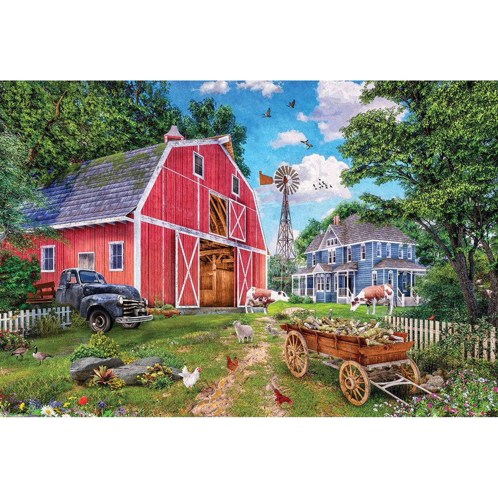 Family Farm 550 Piece Jigsaw Puzzle in Tin Eurographics (ONLINE ORDER ONLY)