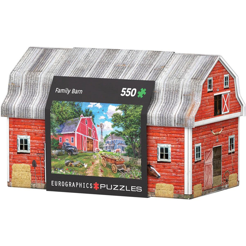 Family Farm 550 Piece Jigsaw Puzzle in Tin Eurographics (ONLINE ORDER ONLY)
