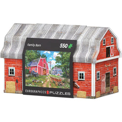 Family Farm 550 Piece Jigsaw Puzzle in Tin Eurographics (ONLINE ORDER ONLY)