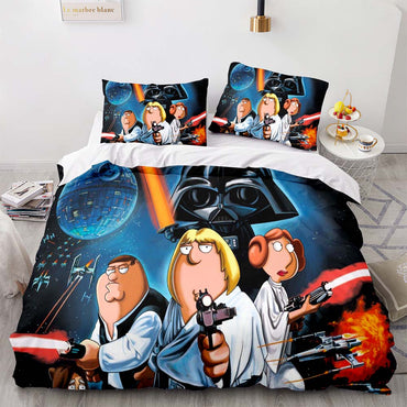 Family Guy Bedding Set Pattern Quilt Cover Without Filler (Online Order Only)