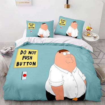 Family Guy Bedding Set Pattern Quilt Cover Without Filler (Online Order Only)