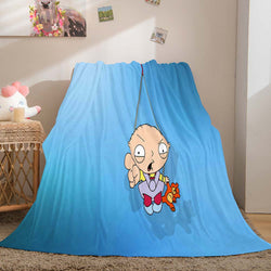 Family Guy Blanket Pattern Flannel Throw Room Decoration (Online Order Only)