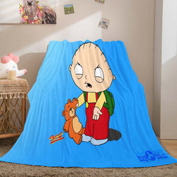 Family Guy Blanket Pattern Flannel Throw Room Decoration (Online Order Only)