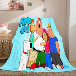 Family Guy Blanket Pattern Flannel Throw Room Decoration (Online Order Only)