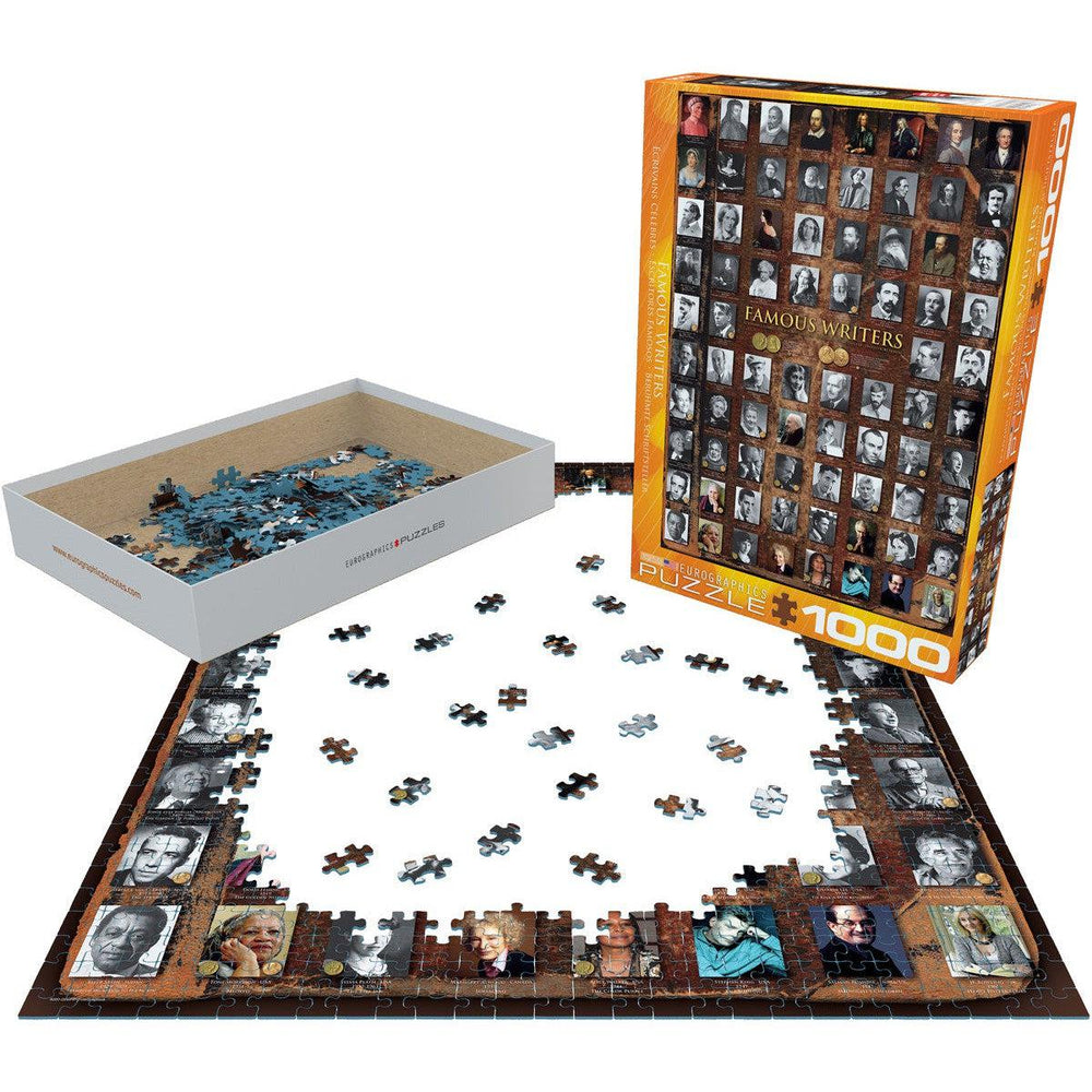 Famous Writers 1000 Piece Jigsaw Puzzle Eurographics (ONLINE ORDER ONLY)