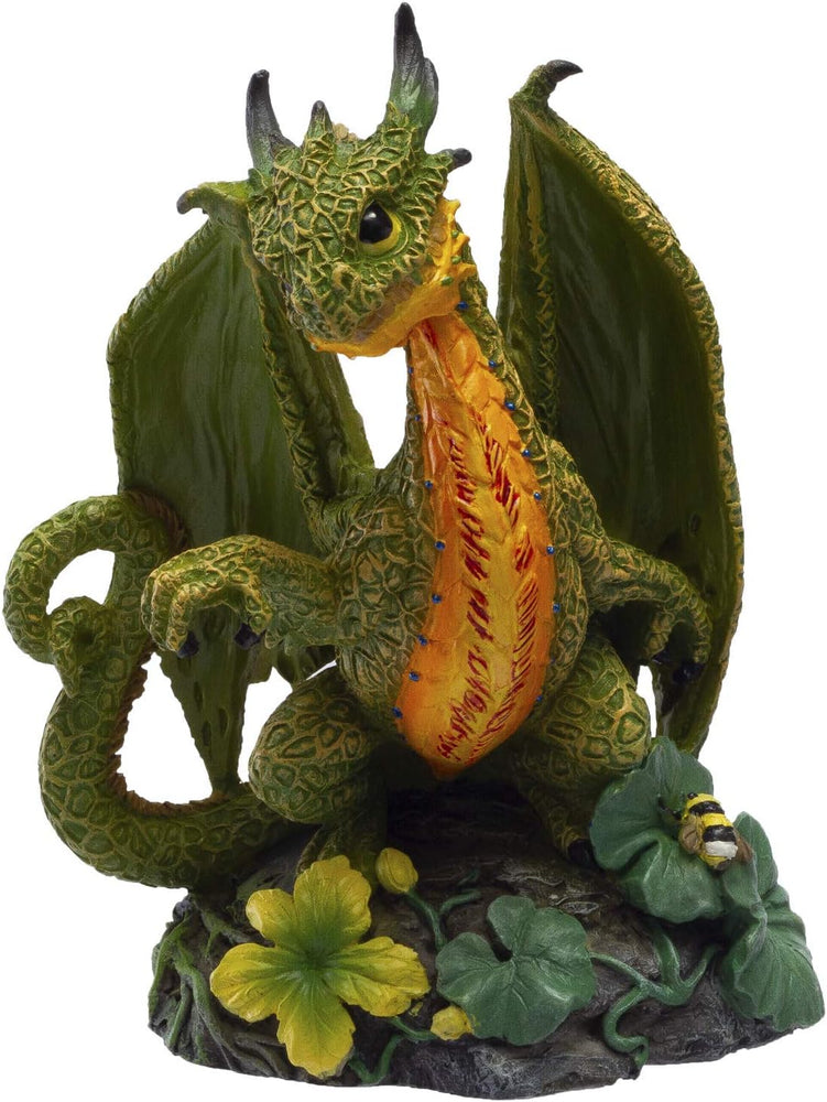 Fantasy Dragon Cantaloupe Resin Figurine (Online Order Only)