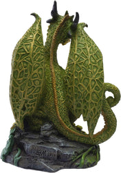 Fantasy Dragon Cantaloupe Resin Figurine (Online Order Only)