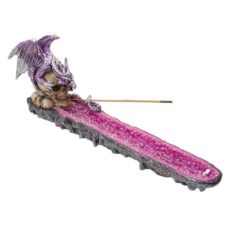Fantasy Purple Dragon Incense Burner (Online Order Only)