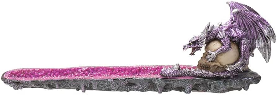 Fantasy Purple Dragon Incense Burner (Online Order Only)