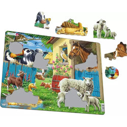 Farm Animals 23 Piece Tray Jigsaw Puzzle Larsen