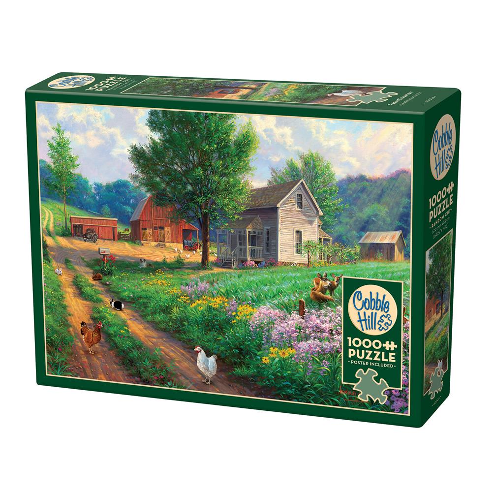 Farm Country 1000 Piece Jigsaw Puzzle Cobble Hill (ONLINE ORDER ONLY)