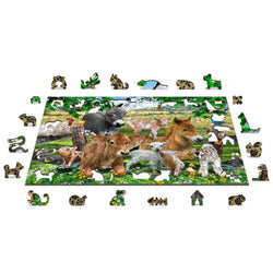 Farm Kindergarten 300 Piece Wood Jigsaw Puzzle Wooden City (ONLINE ORDER ONLY)