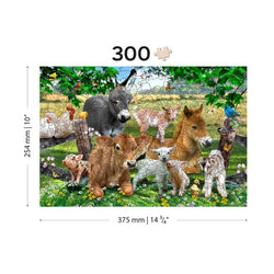 Farm Kindergarten 300 Piece Wood Jigsaw Puzzle Wooden City (ONLINE ORDER ONLY)