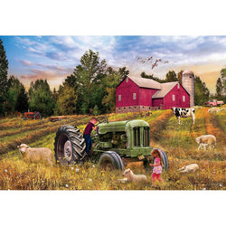 Farm Tractor 550 Piece Jigsaw Puzzle in Tin Eurographics (ONLINE ORDER ONLY)