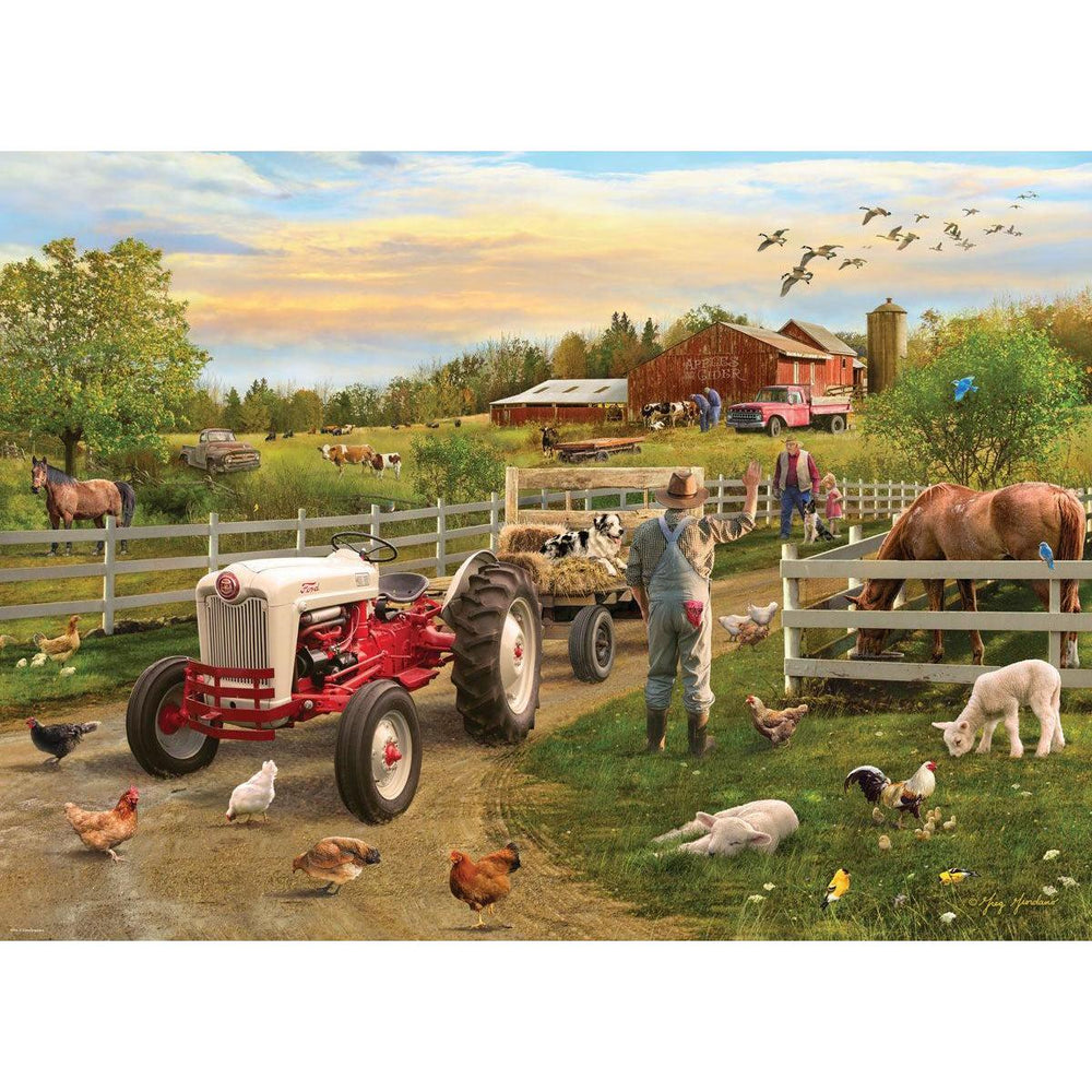Farmer's Ford Tractor 1000 Piece Jigsaw Puzzle Eurographics (ONLINE ORDER ONLY)