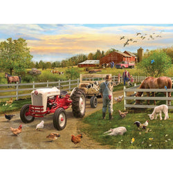 Farmer's Ford Tractor 1000 Piece Jigsaw Puzzle Eurographics (ONLINE ORDER ONLY)