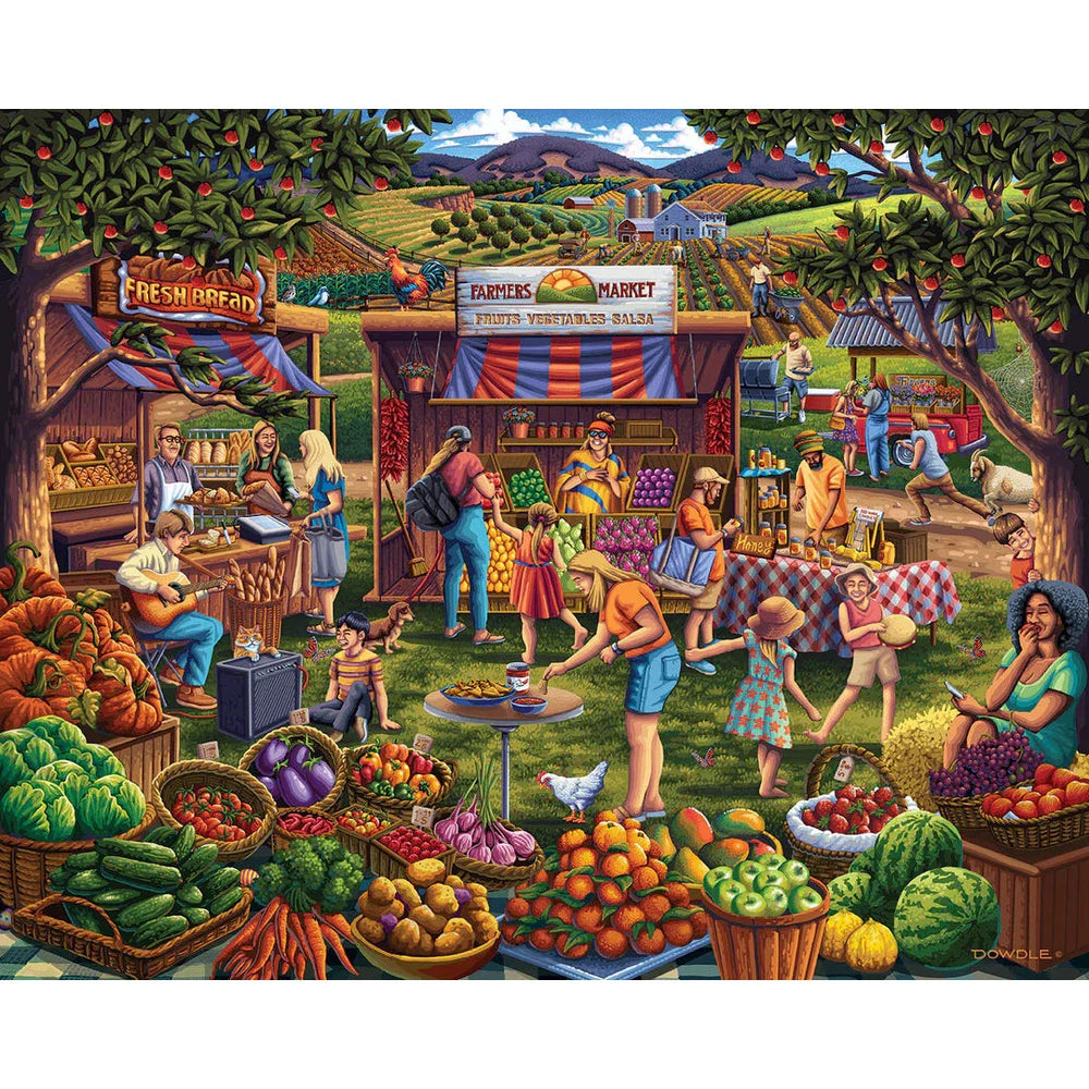 Farmers Market 500 Piece Jigsaw Puzzle Boardwalk (ONLINE ORDER ONLY)