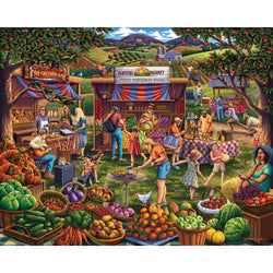 Farmers Market 500 Piece Jigsaw Puzzle Boardwalk (ONLINE ORDER ONLY)