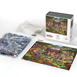 Farmers Market 500 Piece Jigsaw Puzzle Boardwalk