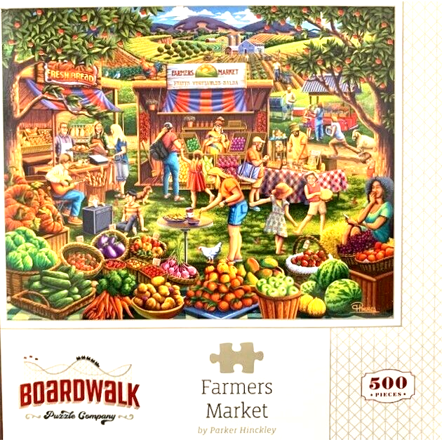 Farmers Market 500 Piece Jigsaw Puzzle Boardwalk (ONLINE ORDER ONLY)