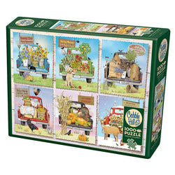 Farmer's Market Trucks 1000 Piece Jigsaw Puzzle Cobble Hill (ONLINE ORDER ONLY)