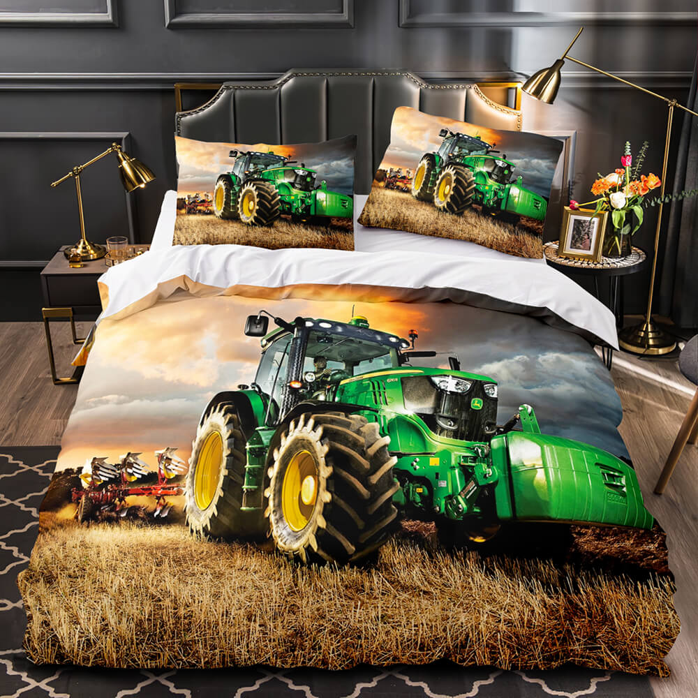 Farming Simulator Tractor Bedding Set Quilt Covers Without Filler (Online Order Only)