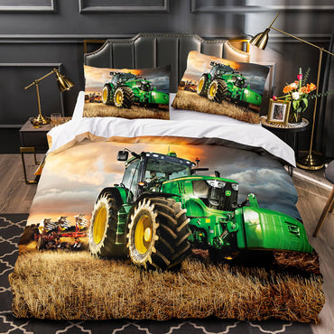 Farming Simulator Tractor Bedding Set Quilt Covers Without Filler (Online Order Only)
