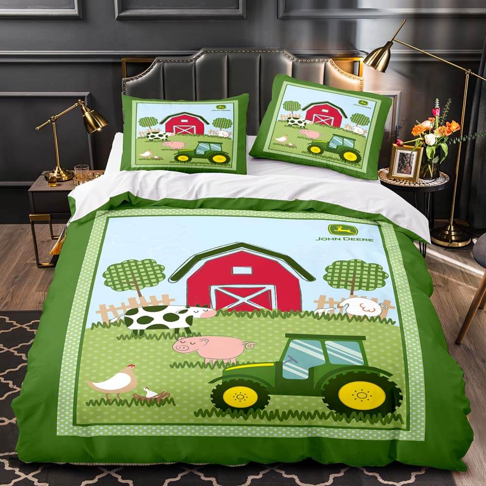 Farming Simulator Tractor Bedding Set Quilt Covers Without Filler (Online Order Only)