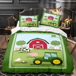 Farming Simulator Tractor Bedding Set Quilt Covers Without Filler (Online Order Only)