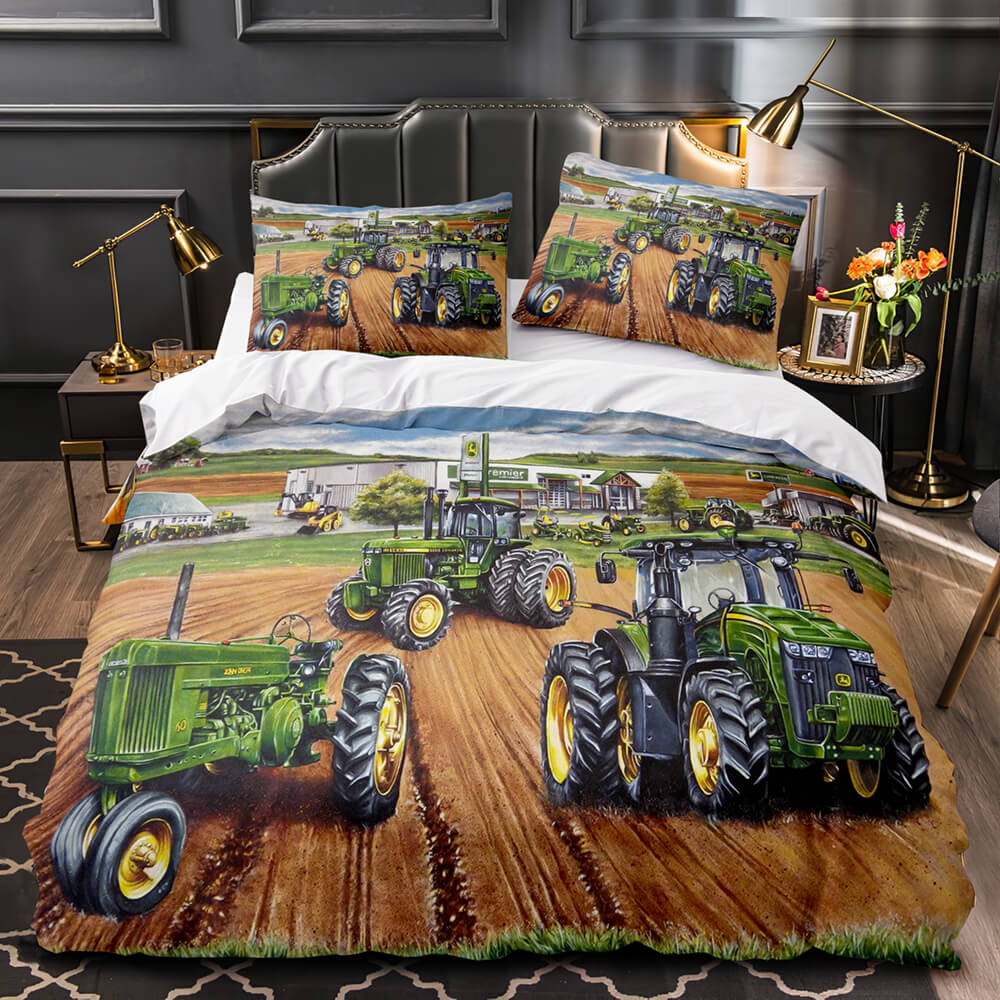 Farming Simulator Tractor Bedding Set Quilt Covers Without Filler (Online Order Only)