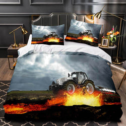 Farming Traktor Lamborghini Trattori Tractor Bedding Set Duvet Covers (Online Order Only)