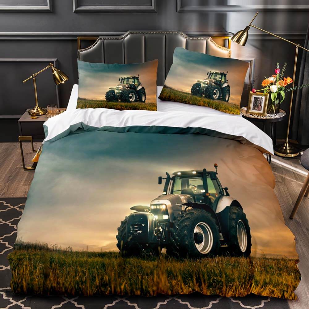 Farming Traktor Lamborghini Trattori Tractor Bedding Set Duvet Covers (Online Order Only)