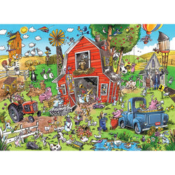 Farmyard Folly 350 Piece Family Jigsaw Puzzle Cobble Hill (ONLINE ORDER ONLY)