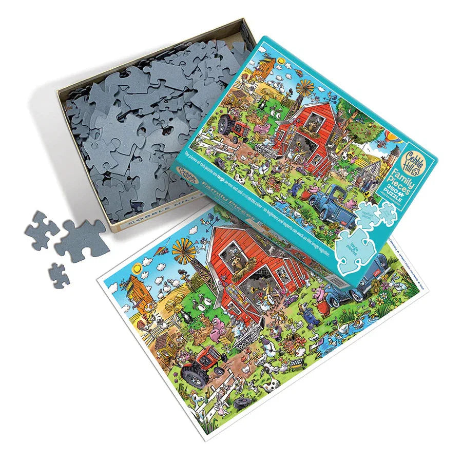 Farmyard Folly 350 Piece Family Jigsaw Puzzle Cobble Hill (ONLINE ORDER ONLY)