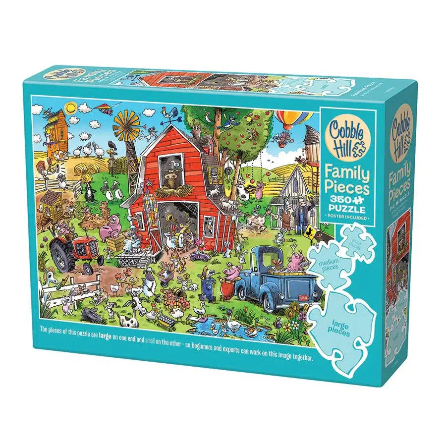 Farmyard Folly 350 Piece Family Jigsaw Puzzle Cobble Hill (ONLINE ORDER ONLY)
