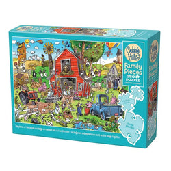 Farmyard Folly 350 Piece Family Jigsaw Puzzle Cobble Hill (ONLINE ORDER ONLY)