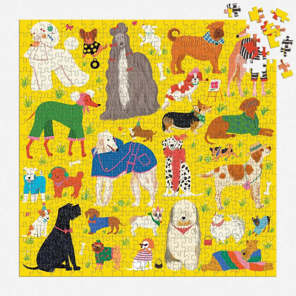 Fashionable Dogs 500 Piece Jigsaw Puzzle Galison (ONLINE ORDER ONLY)
