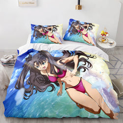 Fate stay night Tohsaka Rin Bedding Set Quilt Covers Without Filler (Online Order Only)