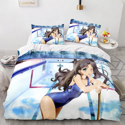 Fate stay night Tohsaka Rin Bedding Set Quilt Covers Without Filler (Online Order Only)