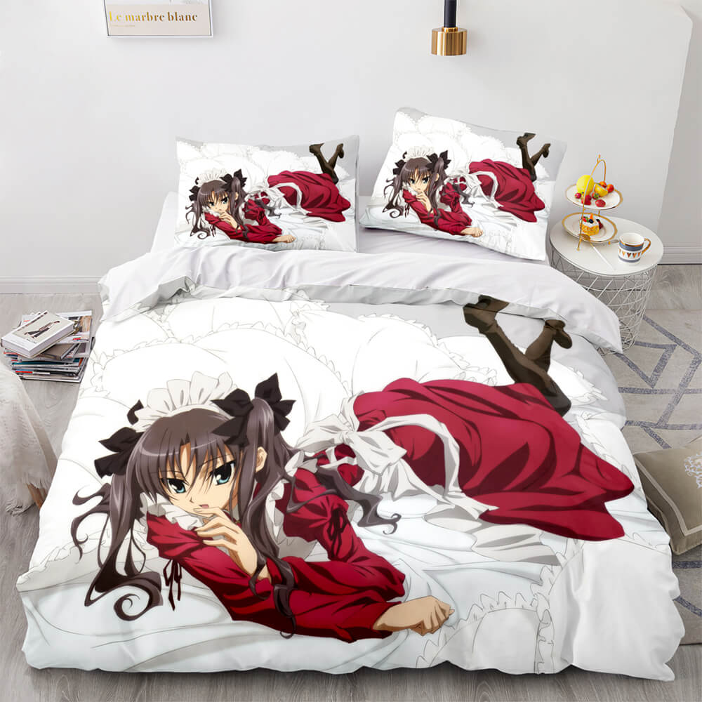 Fate stay night Tohsaka Rin Bedding Set Quilt Covers Without Filler (Online Order Only)