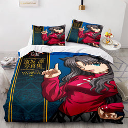 Fate stay night Tohsaka Rin Bedding Set Quilt Covers Without Filler (Online Order Only)