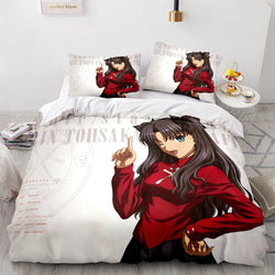 Fate stay night Tohsaka Rin Bedding Set Quilt Covers Without Filler (Online Order Only)