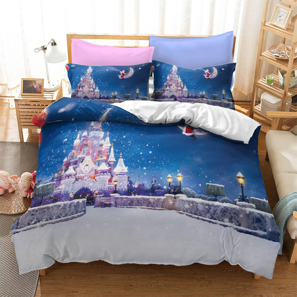 Father Christmas 3 Piece Bedding Set Quilt Cover Without Filler (Online Order Only)